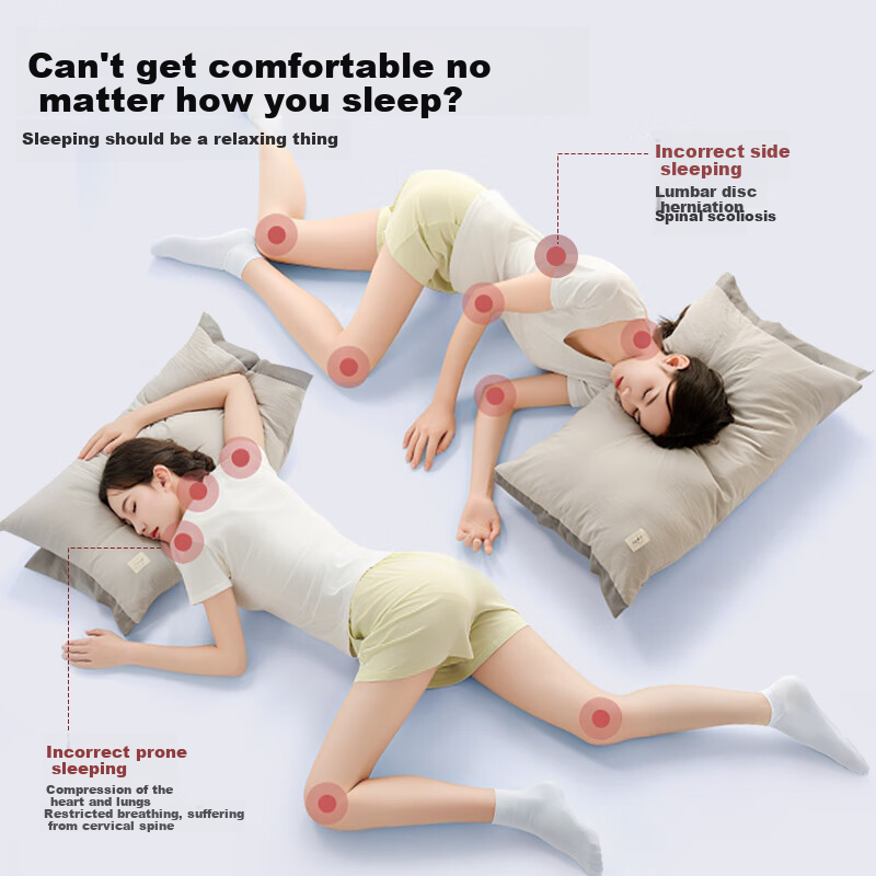 Wuyingongfang, Mu Yin Liangpin Textile Subsidiary, Sleeping Hug Pillow, Long Body Pillow for Bed, Side Sleeping Leg Pillow, Sleep Aid