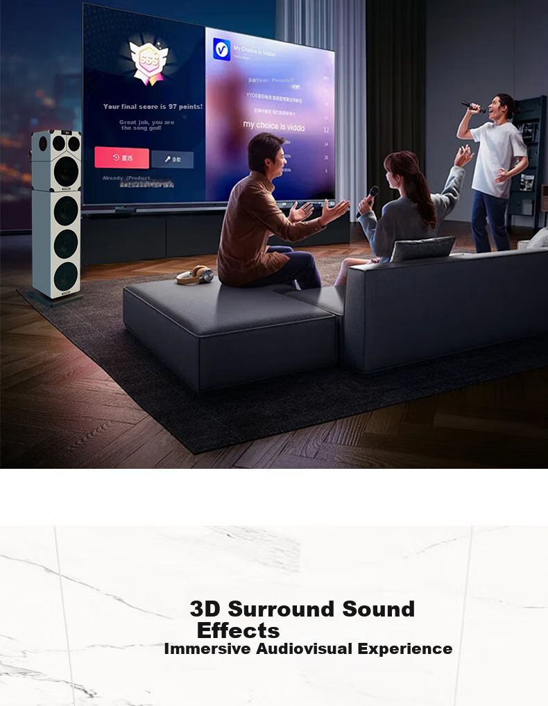 THINKYA 3D-380 Home Theater Surround Sound System with Subwoofer 10