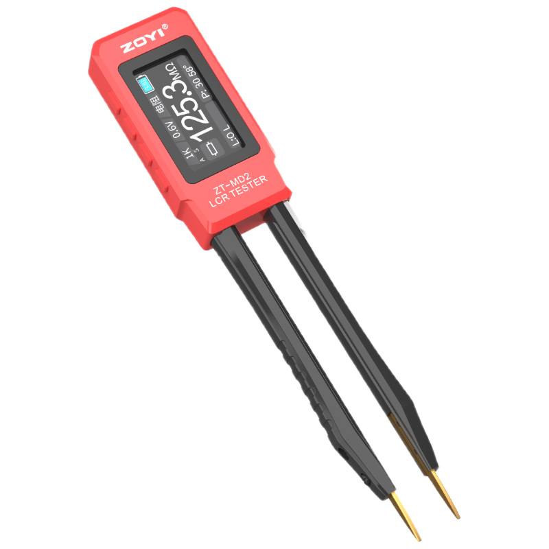 ZOYI Digital Multimeter Bridge Tweezer LCR Auto Voltage Resistance Capacitance Inductance 100K [Zhongyi ZT-MD2]
