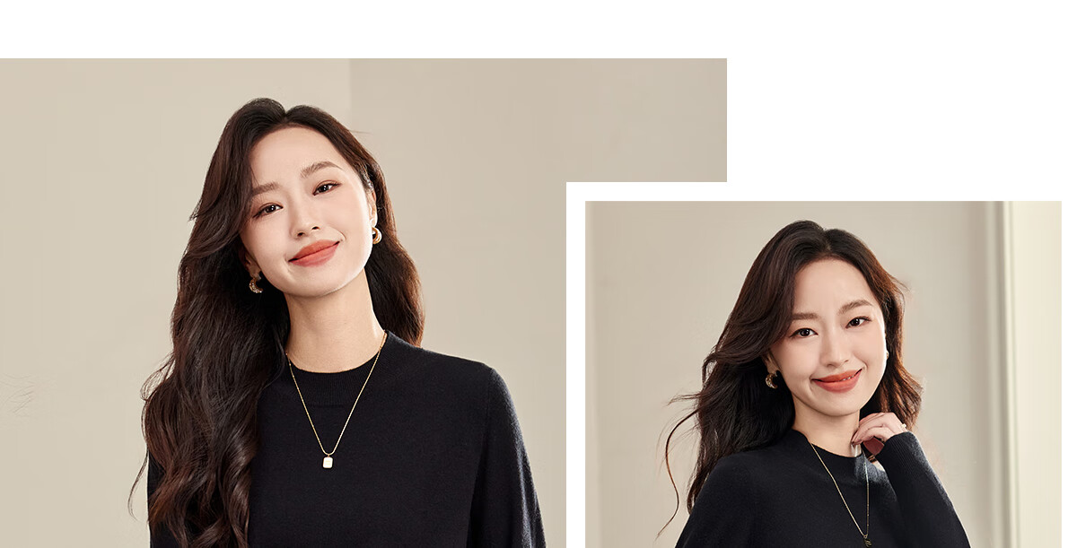 Pincai Women's Knit Sweater Half Turtleneck Autumn Winter Solid Color Base Layer Knit Top PW17ZS952 8
