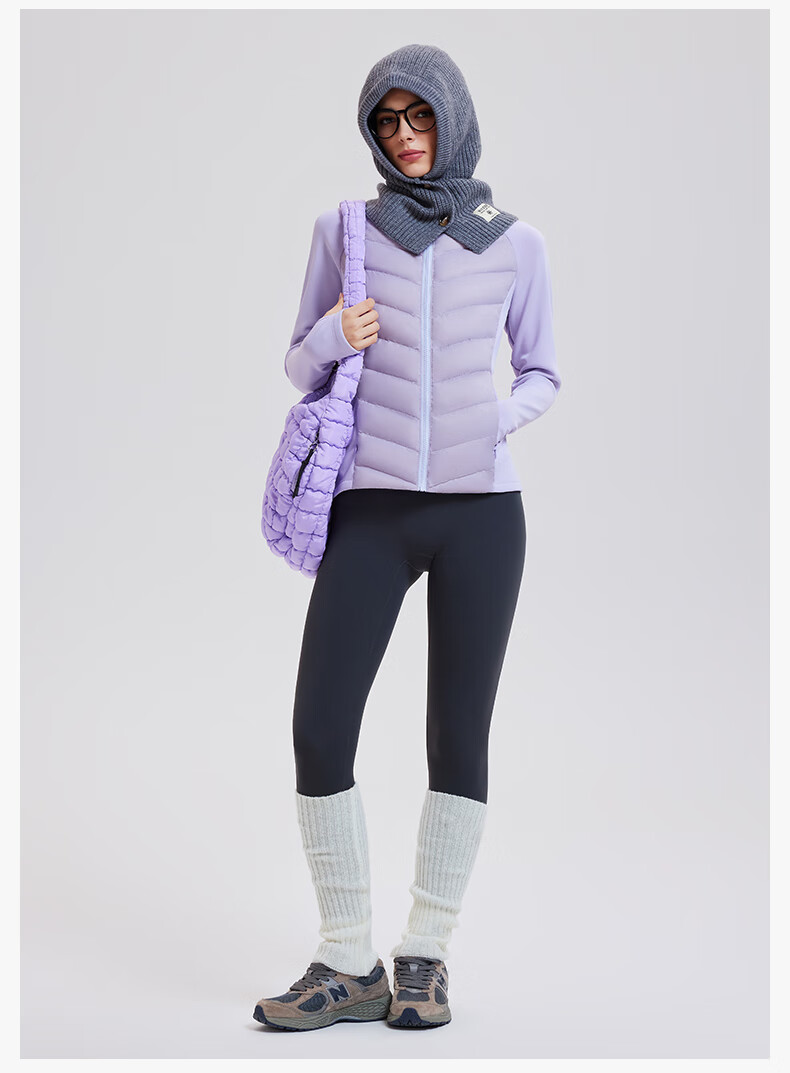 Cosleaf Lightweight Women's Down Jacket New National Standard 95% Goose Down Outdoor Warm Running Sports Slim Fit Yoga Top 16