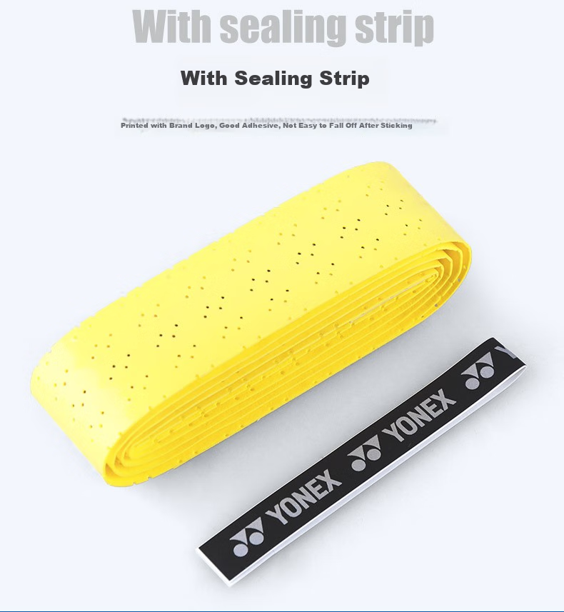 YONEX YY Badminton Racket Grip Sweat-Absorbing Band Functional AC139 Double Wavy Grip White 4