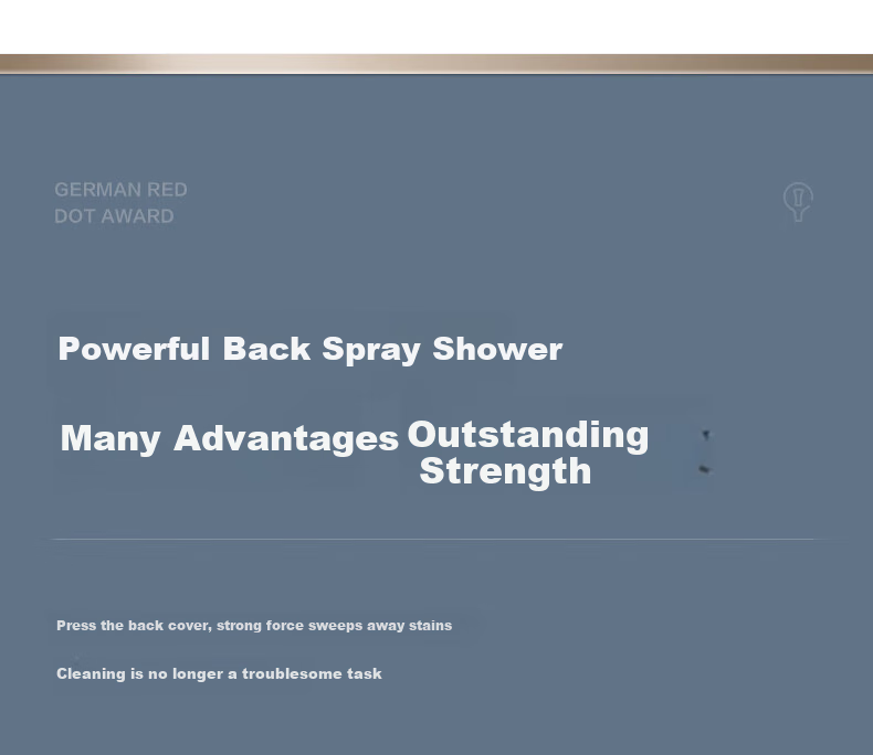 ARROW Shower Head, Brass Faucet, High-Pressure Shower Head, Handheld Shower Head, Handheld Sprayer 4