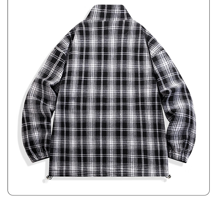 NASA GISS Men's Jacket, Trendy Spring And Autumn Korean Style, Youth Stand-Collar Loose Casual Windproof Warm Coat for Men, Apricot Color, Size L 17