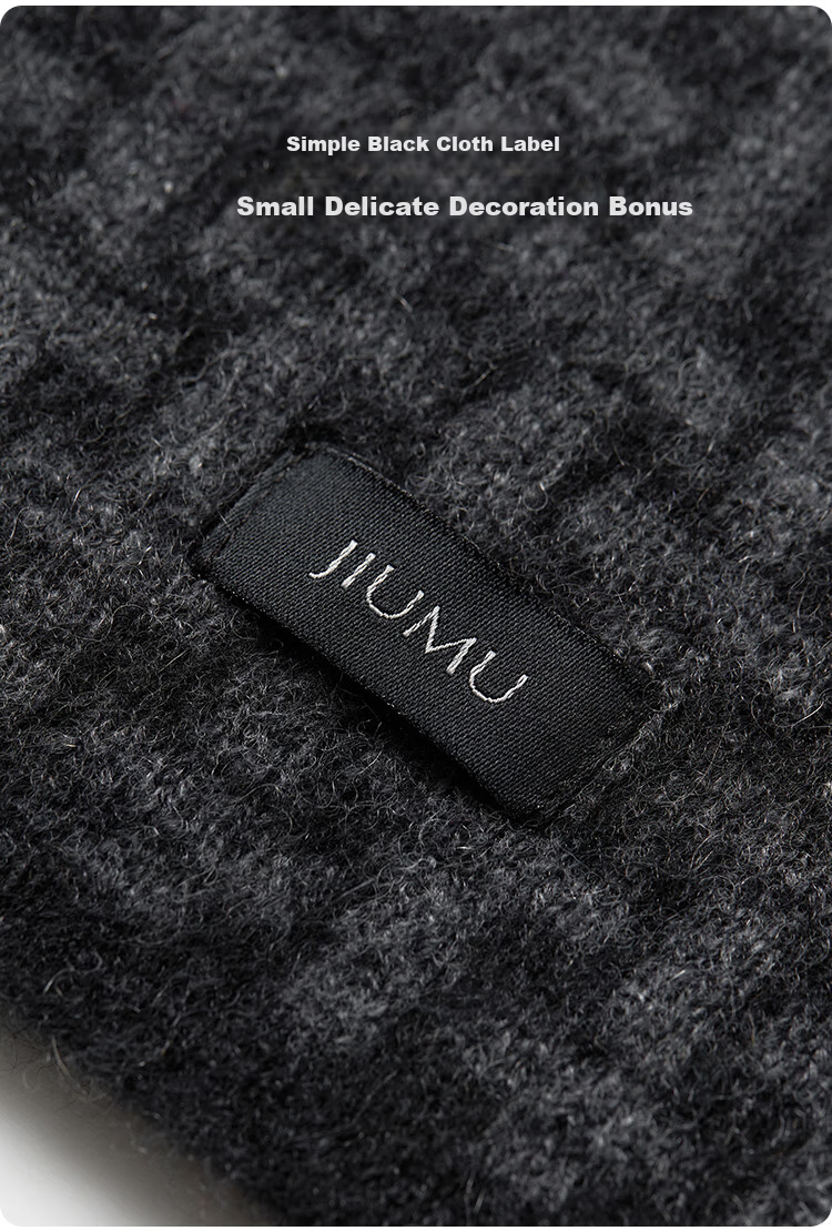 JIUMU 100% Cashmere Scarf for Men, Autumn And Winter Warm Neck Warmer, Gift for Men Or Fathers, National Day Birthday Present, Gift Box Packaging 8