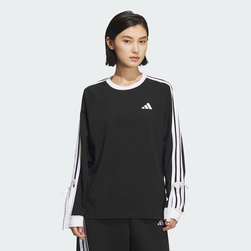 Adidas Sport Style Series Women's DANCE LS TEE2 Long Sleeve T-Shirt KG3858 Black S