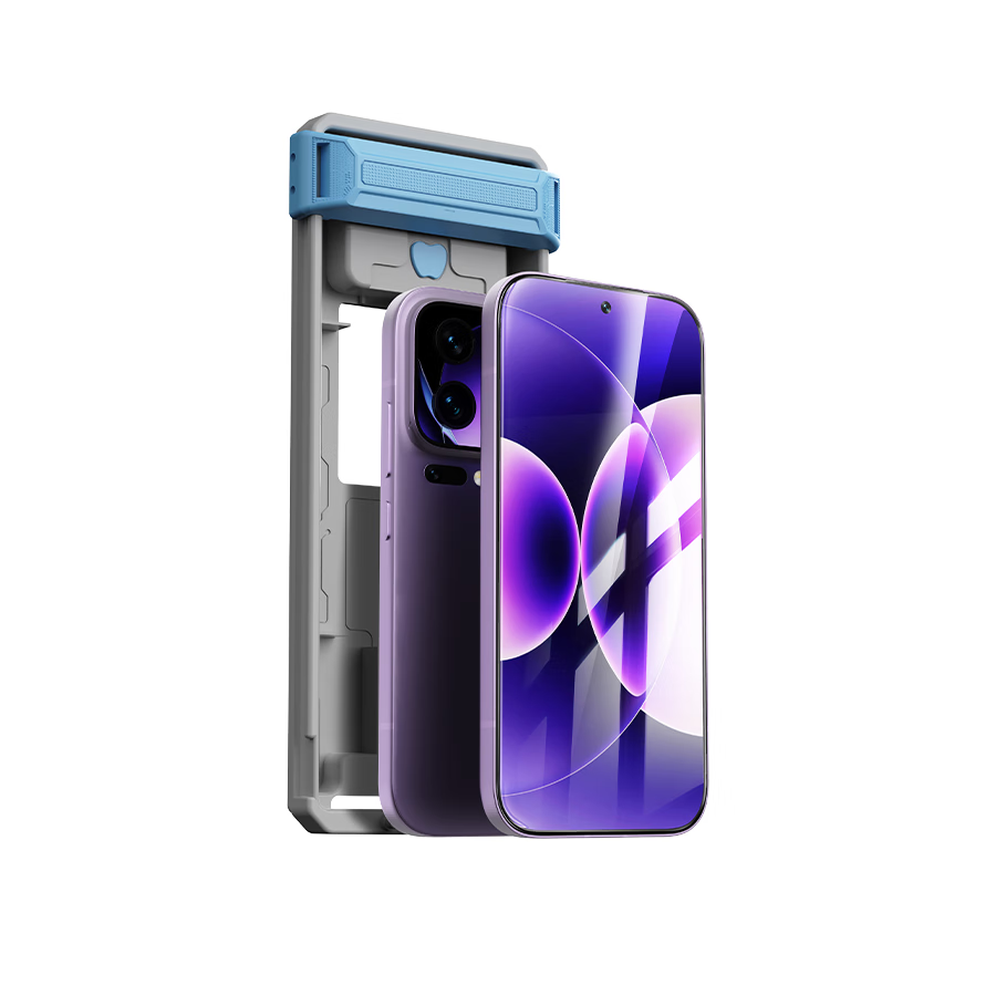 Защитное стекло Wali для Xiaomi 17 Pro Max, полное покрытие, 3D горячее изгибание, HD, ультразвуковой отпечаток пальца, защита от падения, устойчивость к царапинам