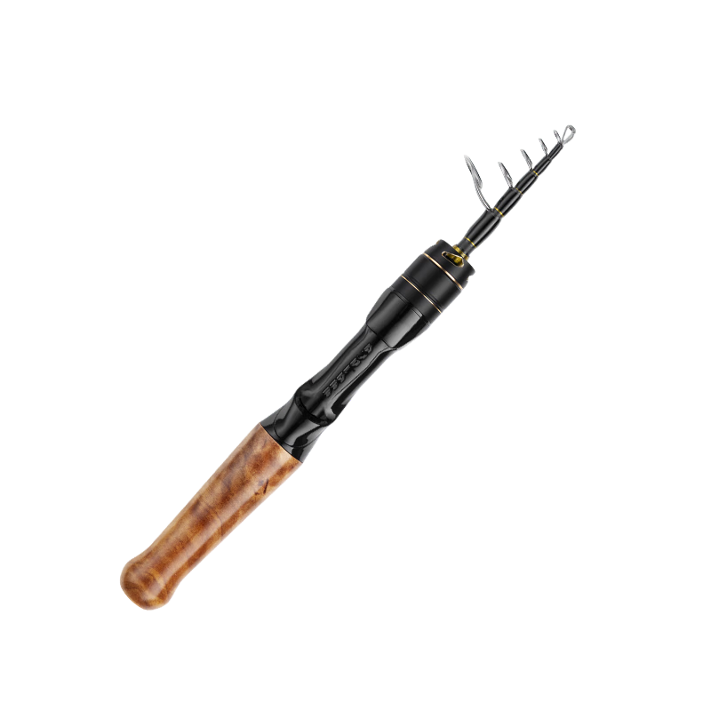Wei Alliance 1.5m Straight Handle Jihu Coil King 0 Ring UL Light Micro Lure Rod Short Section Telescopic Lure Rod Mako Fishing Rod