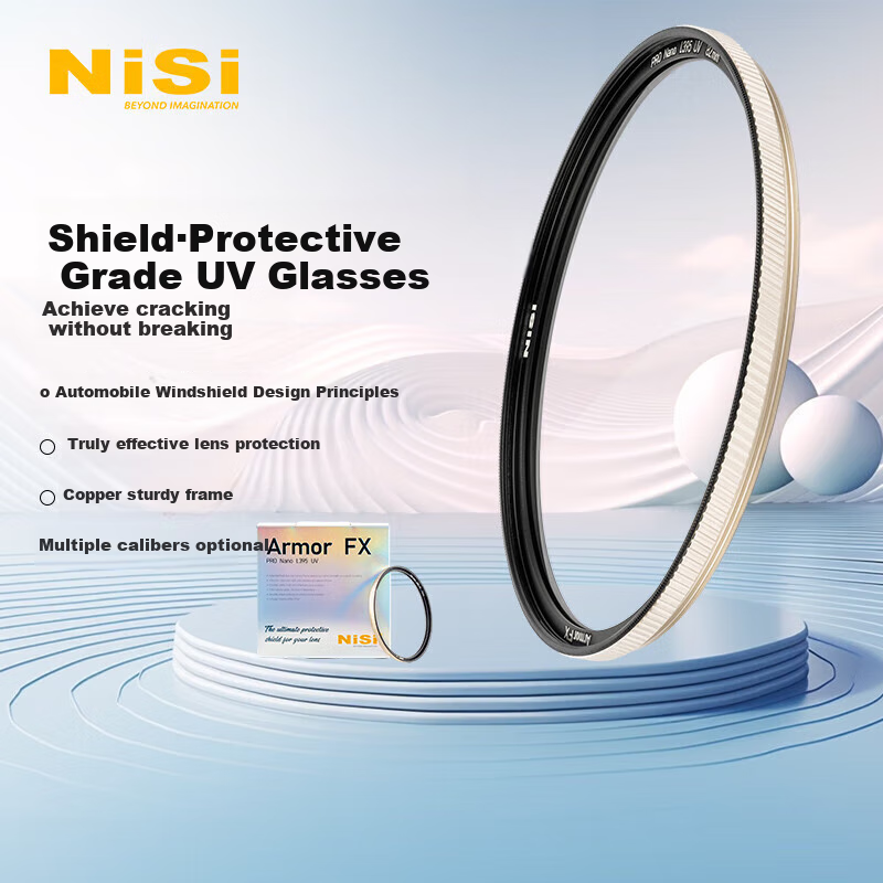 NiSi Anti-Explosion UV Filter, 43mm Filter, Double-Sided Multi-Layer Coated Protective Filter, Suitable for DSLR And Mirrorless Camera Lenses, Protective Filter for Sony, Canon, Nikon, Fuji