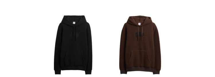 GAP Unisex 2025 Autumn New Logo Teddy Fleece Loose Hoodie American Version 2
