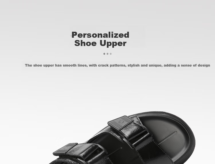 Goldlion Sandals for Men, Fashionable And Stylish Casual Shoes, Summer Outdoor Beach Shoes G542420029AAF Black Size 38 3