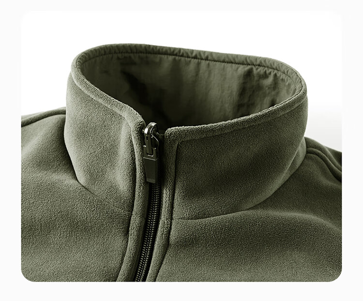 JEEPJEEP Men's Autumn Winter Jacket, Turn-down Collar, Loose Fit, Waterproof, Reversible, Casual Fleece Lined Coat, Gray, XL 6
