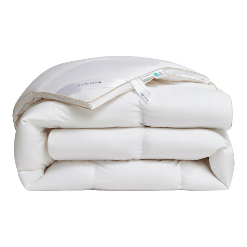 Canasin 95 Goose Down Comforter, Antibacterial And Water-Resistant, Warm Winter Duvet, Down Weight 2.1 Jin (1.05 Kg), 200*230cm [White]