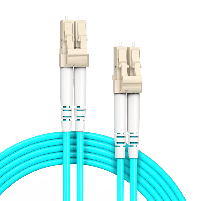 NetLINK Telecom-Grade 10 Gigabit Fiber Optic Patch Cable LC-LC Multi-Mode Dual-Core 20 Meters, Duplex Optical Cable Pigtail OM3 50/125μm Low Smoke Zero Halogen Indoor Fiber Optic Cable HTF-WM2220