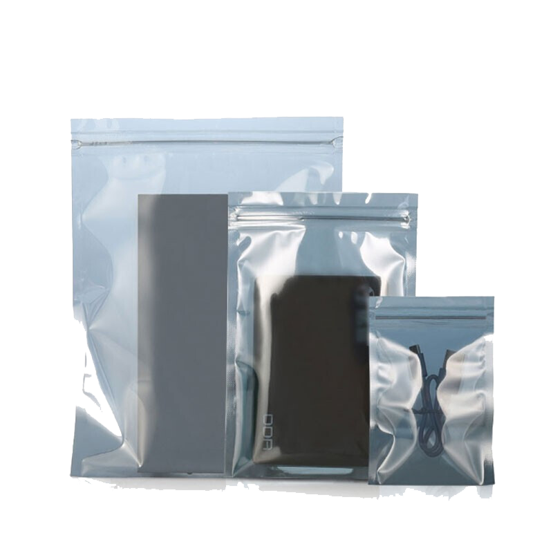 BAIGE Anti-Static Resealable Bag Motherboard Electrostatic Shielding Plastic Sealed Packaging Bag 15 Micron 17x22CM 100pcs/Pack