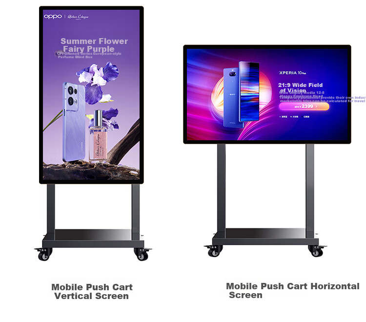 SHUGUAN 32-Inch Wall-Mounted Advertising Display, High-Definition Advertising Screen, Touch-Controlled All-In Machine, Hotel And Shopping Mall Promotional Screen, Information Publishing Display, Digital Signage, Property Price Board Display Monitor 12