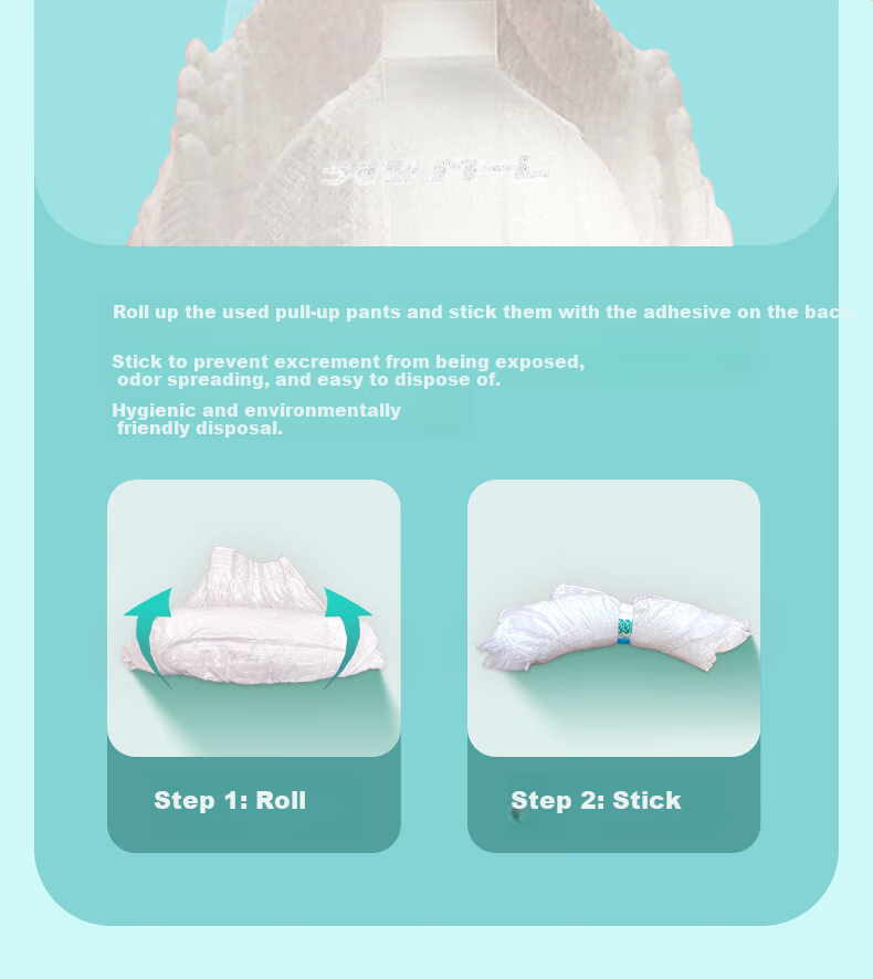 ACTY Japanese Odor-Free Lightweight Adult Pull-Up Diapers, M Size, 16 Pieces, Waist Circumference 60-90cm, Elderly Incontinence Pads 18