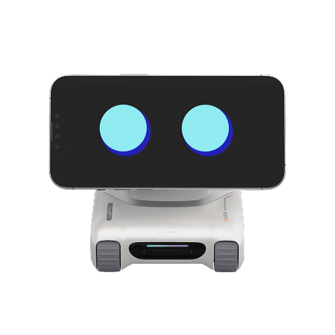 LOOIROBOT AI Intelligent Companion Desktop Robot Dog, Conversational Chat, Visual Recognition, Smart Companion Toy, Gift for Boyfriend Or Girlfriend, Starlight White