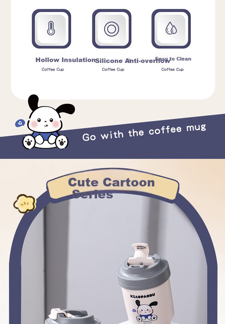 BJ 304 Stainless Steel Children's Water Bottle, Coffee Mug for Girls And Boys, Insulated Thermos Cup for Office And Dormitory Use 1