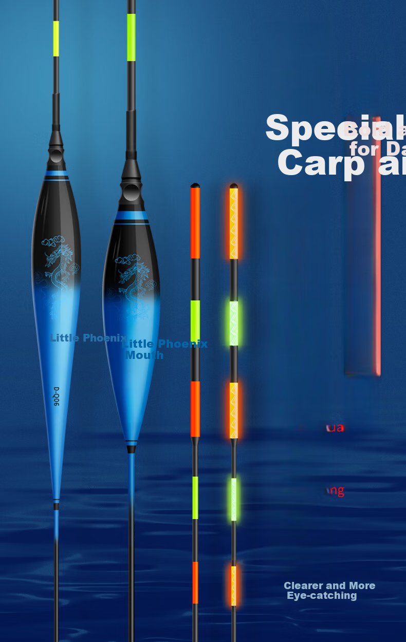 Xiaofengxian Luminous Float D-Q, Carp And Bighead Carp Float, Large Fish Float, Electronic Float, Eye-Catching Long-Distance Casting, Highly Sensitive Buoy, Day And Night Dual-Use 1