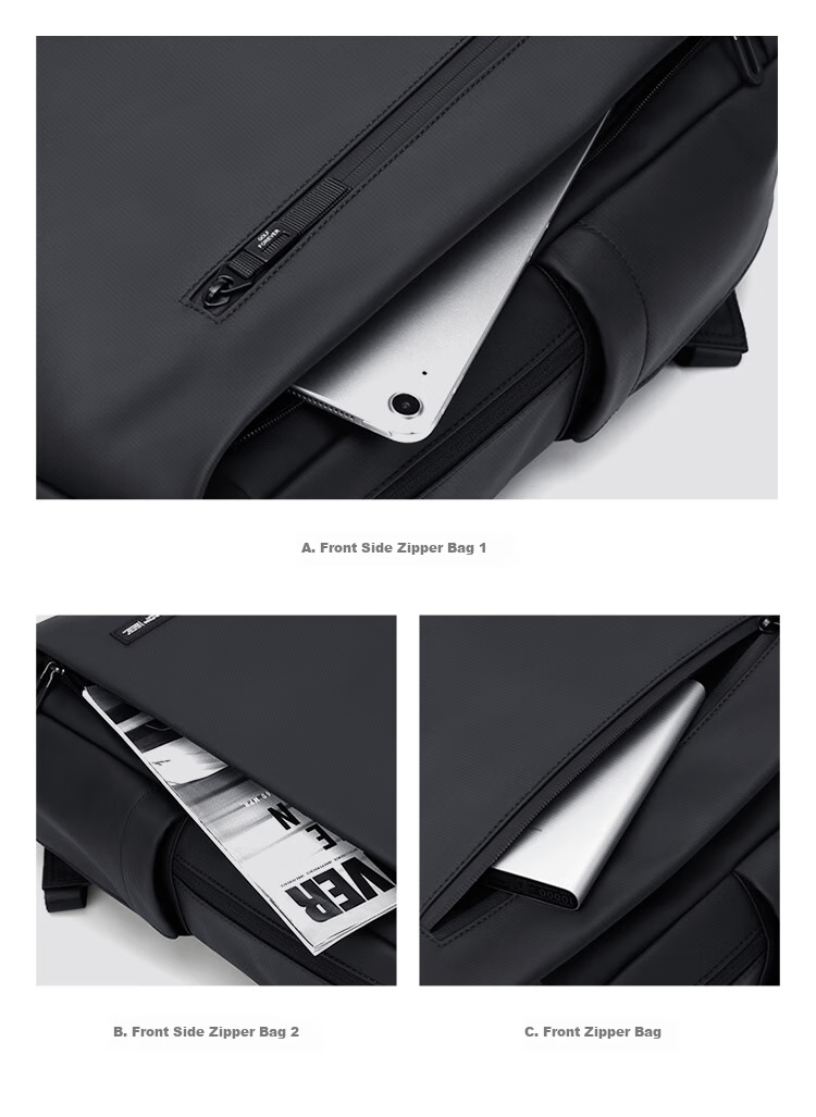 GOLF Backpack for Men, Travel Backpack 15.6/16 Inch Laptop Bag, Student Schoolbag with Multiple Compartments, Water-Resistant Business Travel Bag 8