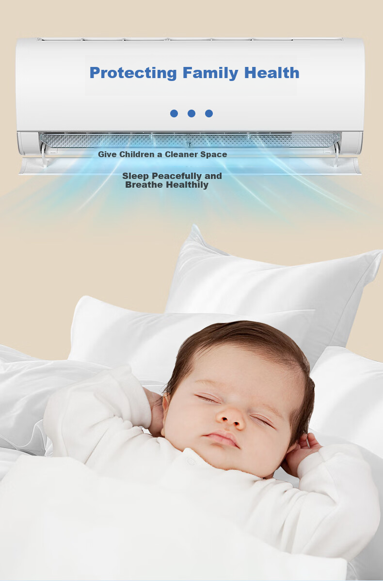 PURPAVWINNER Air Conditioner Filter, 2-Pack Indoor Unit Air Filter, Dust-Blocking And Dust-Proof, Suitable for Midea 1 HP/1.5 HP Wall-Mounted Air Conditioner, Filter Cotton, 31*25.5 6