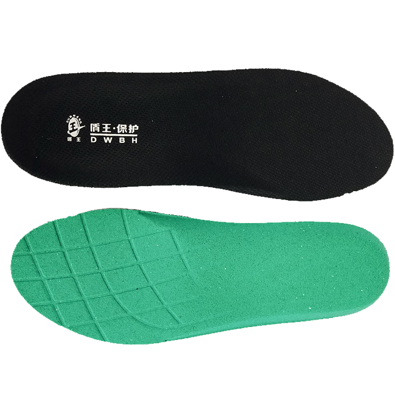 Dunwang D-30 Haiboli Work Safety Insoles 2-Pack Soft Comfortable Breathable Shock Absorbing Sweat-Absorbent for Construction Long Standing Suitable for Safety Shoes Size 42
