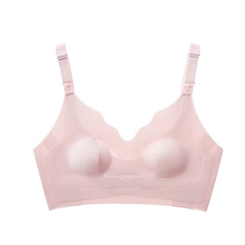 JOYNCLEON Hands-Free Nursing Bra with Breast Pump Compatibility for Pregnant Women, Pink XXL JWX193971
