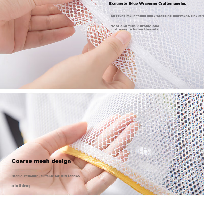CHAHUA Laundry Bags, Underwear Washing Bags, Bra Cleaning Mesh Bags, 50*60cm, Pack of 3, Anti-Tangling And Wear-Resistant 9