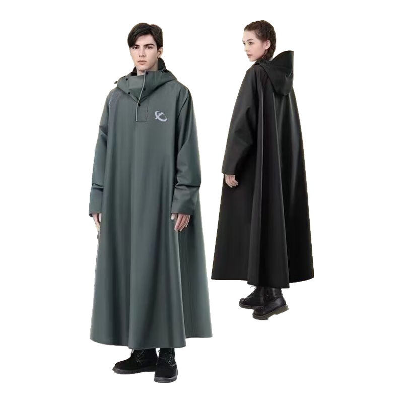 Cheguimu Long Full-Body Raincoat for Electric Scooters And Motorcycles, Thickened Heavy-Duty Storm Protection Poncho