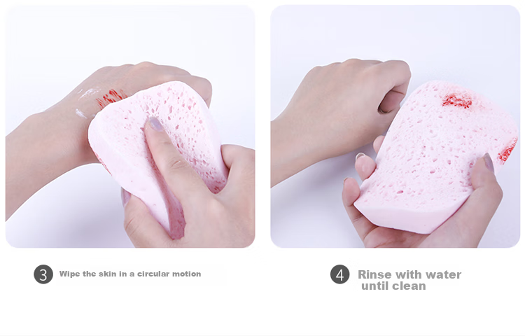 Meifuyu Wood Pulp Face Cleansing Pad (Set of 3 Boxes), Thickened Facial Cleansing Sponge, Makeup Remover Pad MF8718 14