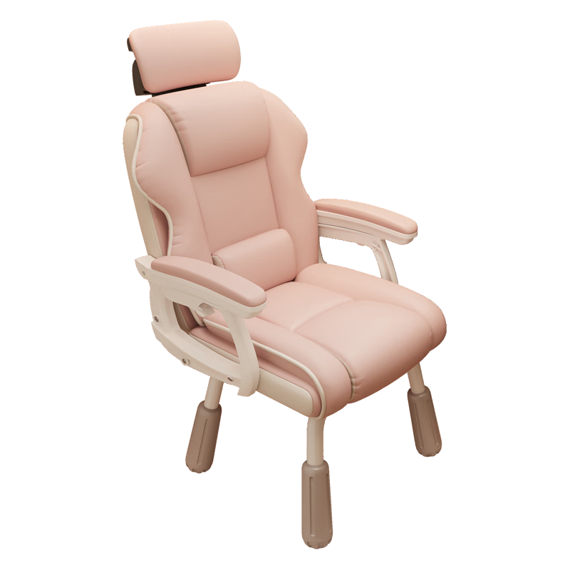 Chibilun Computer Chair Study Chair Bedroom Home Gaming Chair Ergonomic Reclining Backrest Chair Comfortable for Long Sitting