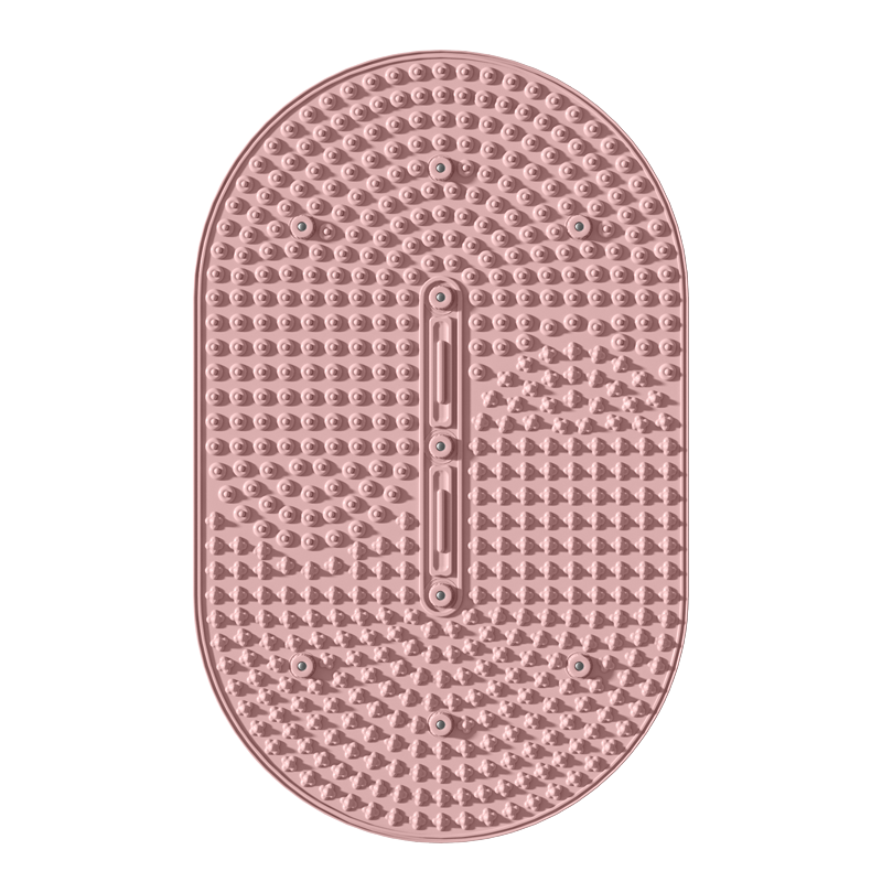 SMOOKY Silicone Massage Pad, Ultra-Slow Running Foot Sole Massager, In-Place Foot Stepping Acupoint Stimulator, Toe Board, Cherry Blossom Pink