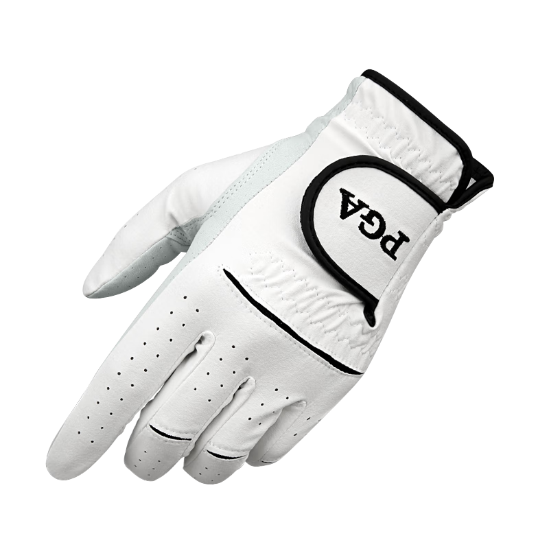 PGA Golf Glove Men's Genuine Imported Sheepskin + Microfiber Leather Breathable Comfortable Left Hand Reduced Swing Restriction