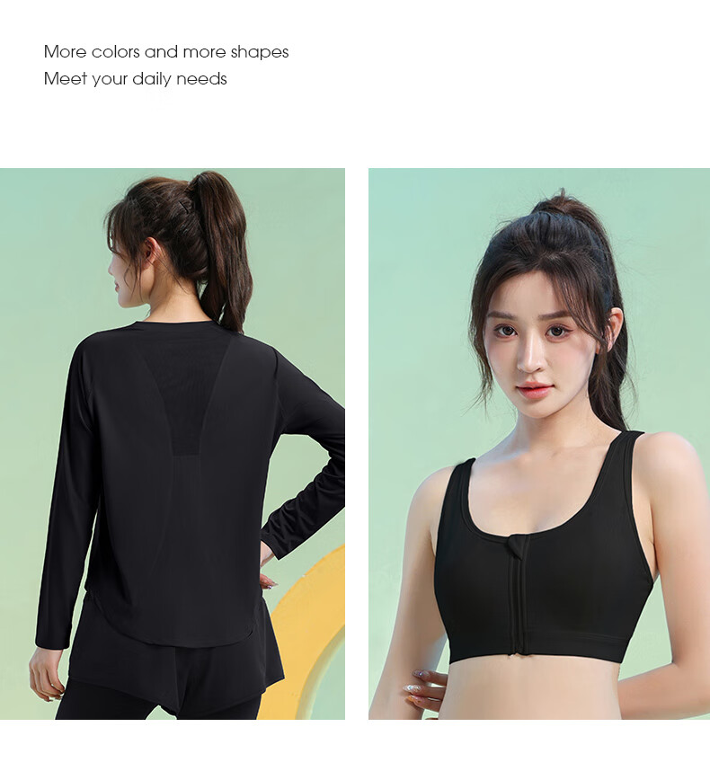 Baisirun Women's Running Sports Set Outdoor Morning Jogging Tennis Badminton Slim Fit Stretch High Waist Two-in-One Yoga Pants 8