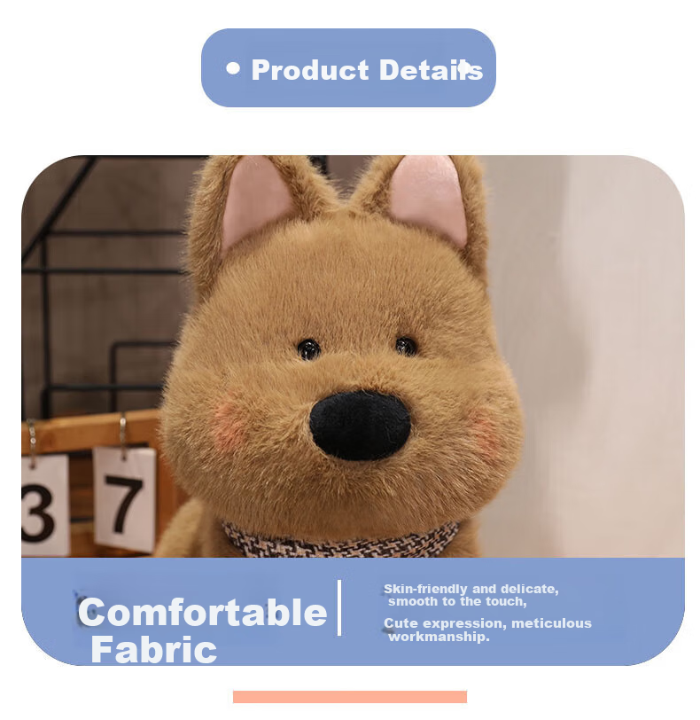 WEINIXIAOXIANG, Xigao Dog Plush Toy, Stuffed Animal Doll, Valentine's Day Gift, Birthday Present for Girls 1