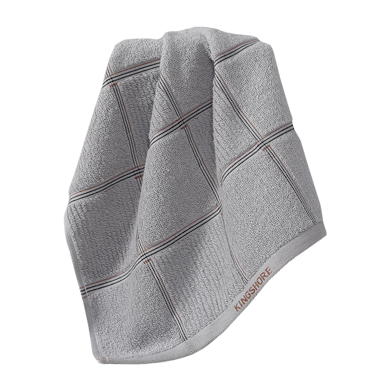 Jinhao Towel A-Class Thickened Pure Cotton Absorbent Sports Sweat Face Towel Unisex Facial Towel Gray