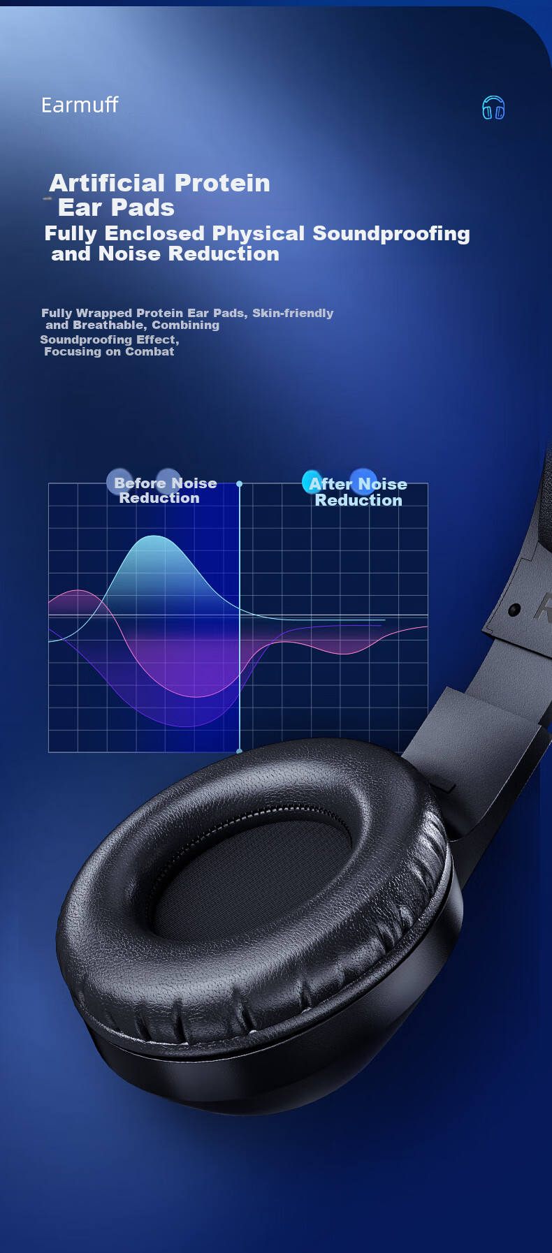 HP DHE-8013 Wired Headphones, Noise-Cancelling Stereo Surround Gaming Headset, Suitable for Study And Entertainment on Computers And Laptops, Changwan Triangle 11