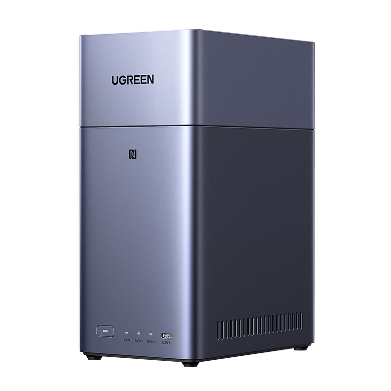 UGREEN Private Cloud DH2300 8GB Version, Dual-Bay NAS Network Storage, Personal Cloud AI Home Hard Drive Server, Mobile NFC One-Touch Connection, Photo Album Backup, Tablet Expansio