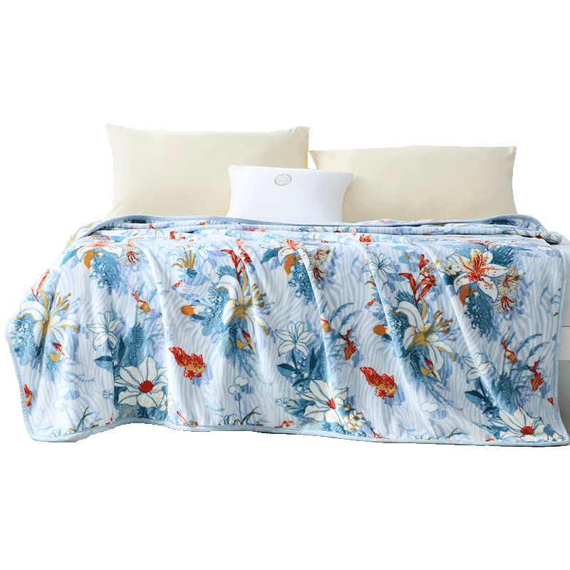 FUANNA Soft Flannel Blanket, Warm Fleece Blanket, Nap Blanket, Travel Blanket, Oversized Double Blanket for Two People, 180*200cm
