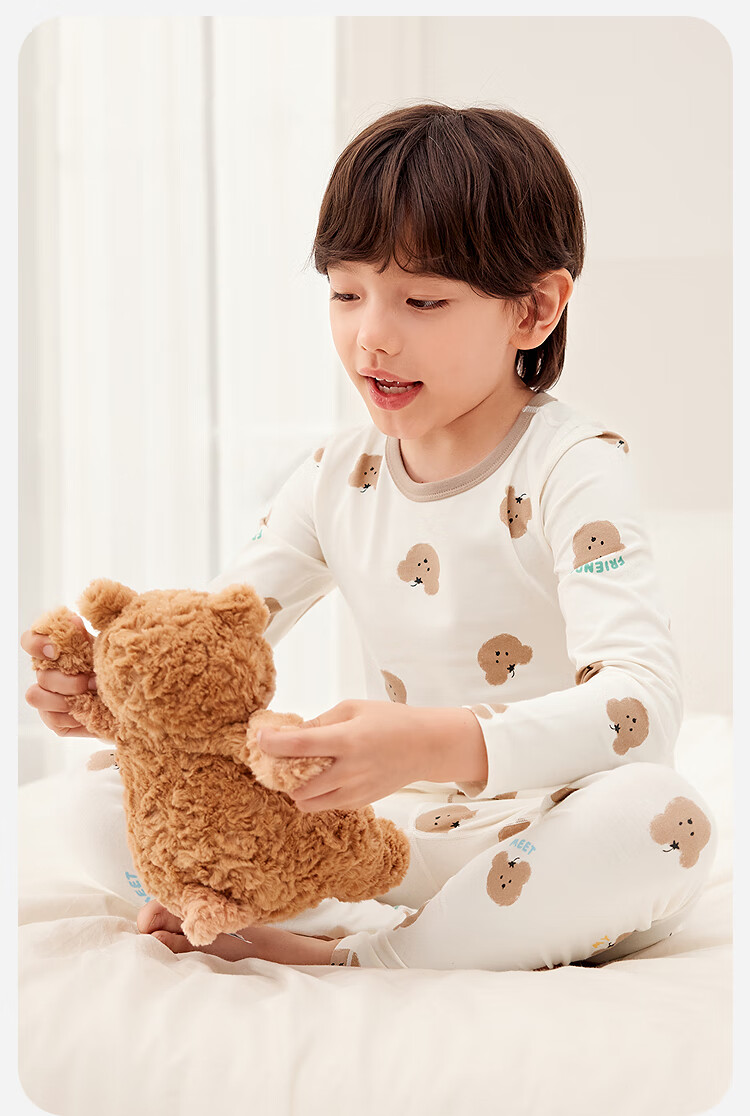 Minibala [Plant Core] Children's Underwear Set, Boys And Girls Pajama Set, Baby Spring Clothing Set, New Product 2