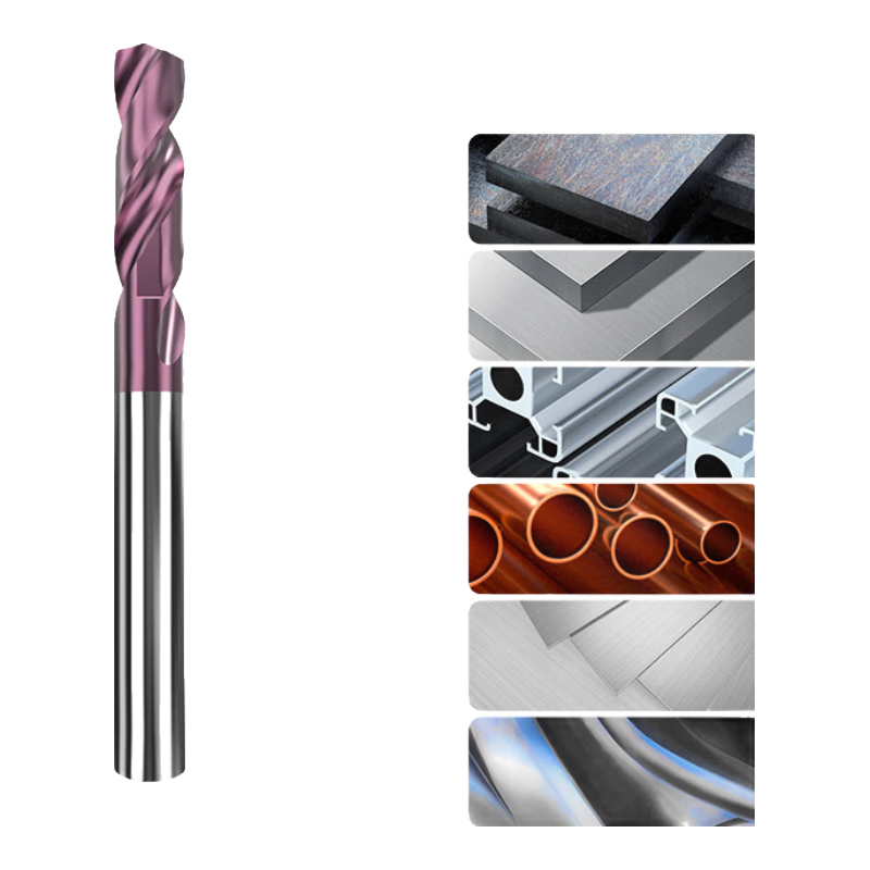 LiDiao Ultra-Hard 65-Degree Carbide Tungsten Steel Twist Drill Bit for Drilling Holes in Steel And Stainless Steel, Specialized Drill Bit