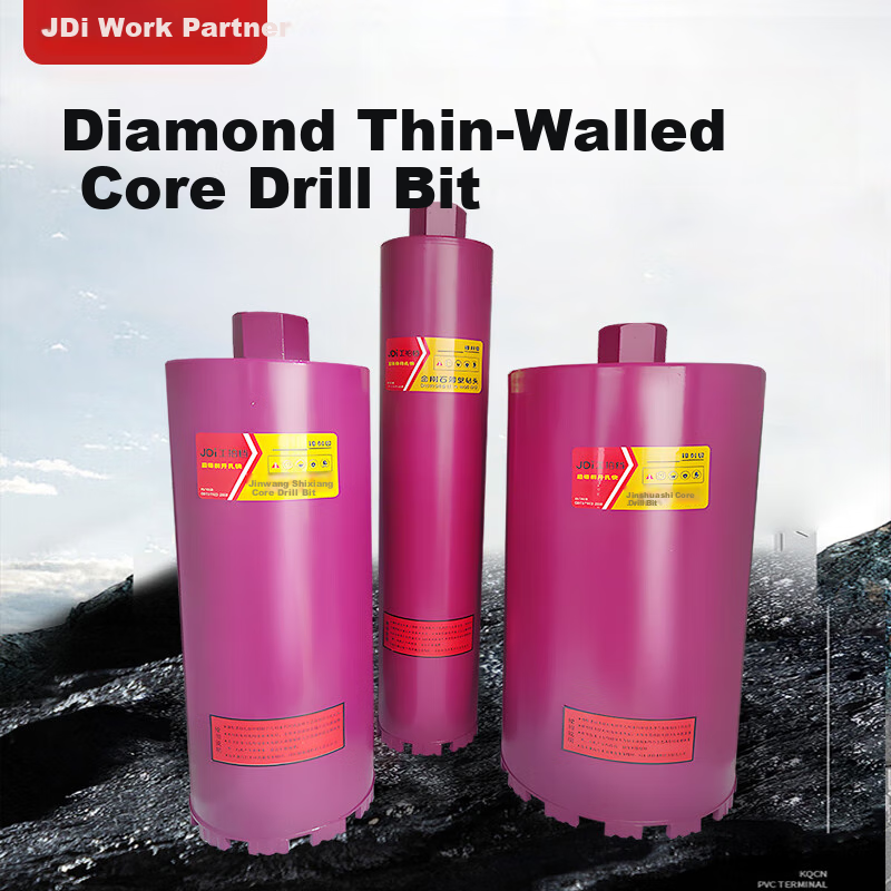 Gongpaidang Hole Cutter Brick Wall Rebar Concrete Wall Thin Wall Drill Bit Water Drill Bit Gear Tooth 3-Tooth 25X370mm