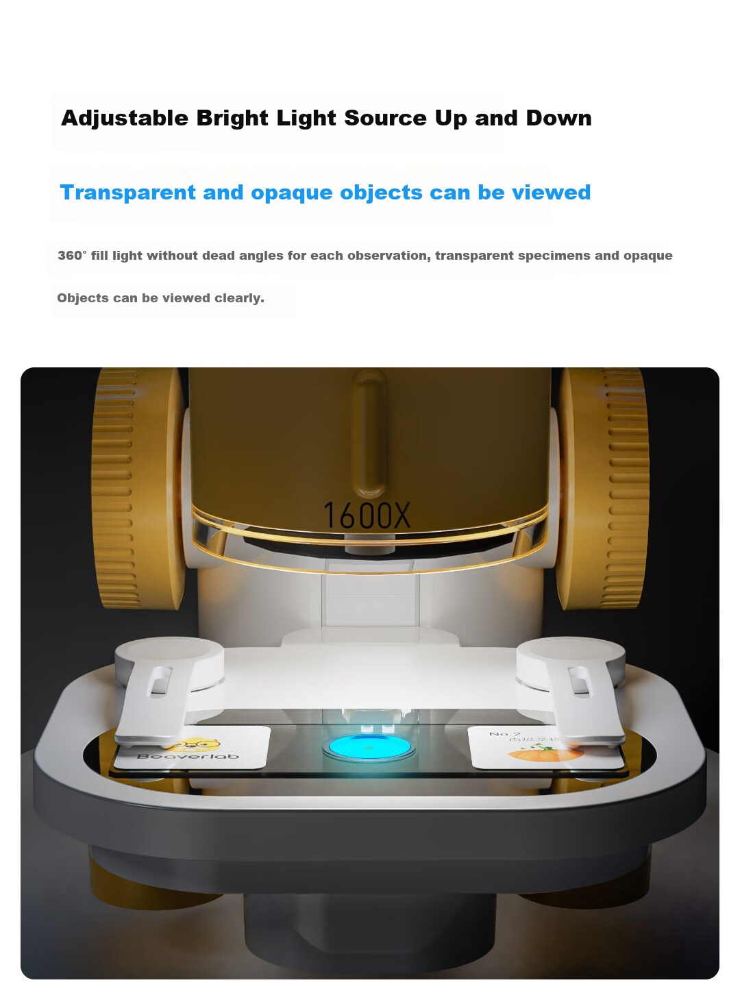 Dangdangli Intelligent Microscope, Professional High-Definition High-Magnification Optical And Electronic Microscope, Scientific Experiment, Birthday Gift for Boys And Girls 11