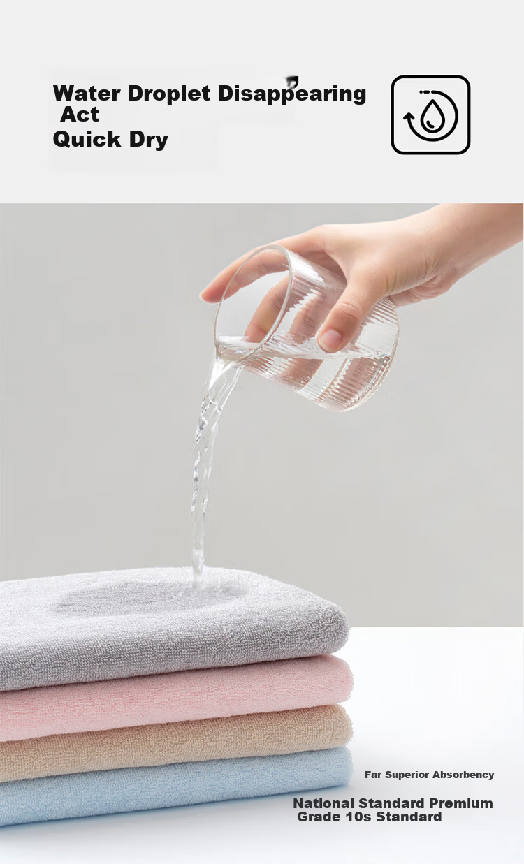A-Life Xinjiang Long-Staple Cotton Bath Towel for Adults, Class A Pure Cotton Absorbent Bath Towel, Quick-Drying Bath Towel for Men And Women, Gray 7