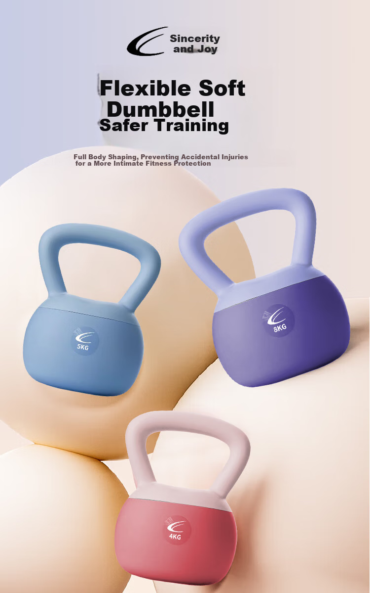 Chengyue Soft Kettlebell, for Men And Women, Fitness Swinging Dumbbell, Exercise Equipment, Training, 10KG, Sky Blue, CY-556 1