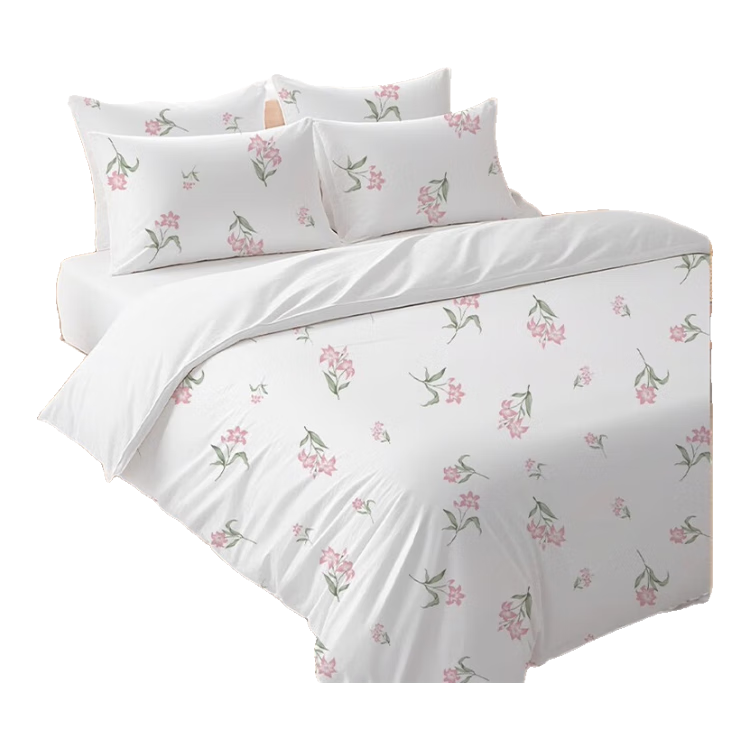 MUJI Disposable Bedding 4-Piece Set Duvet Cover Bed Sheet Pillowcase Travel 3-Piece Hotel Thickened Class A