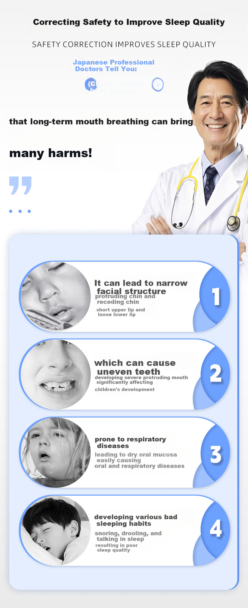 Kangmu Mouth Tape, Nose Breathing Mask, Mouth Sealing Tape for Sleeping 3