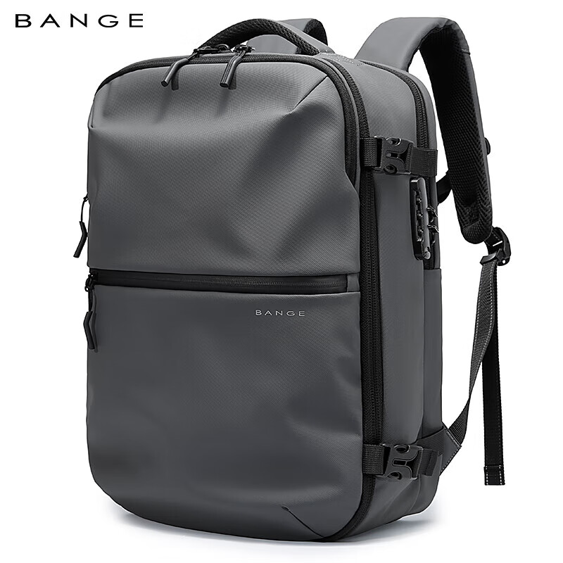 Bange Backpack for Men, Business Commute School Bag, Gift, Large Capacity Travel Bag for Business Trips, Laptop Bag, 7875 Gray