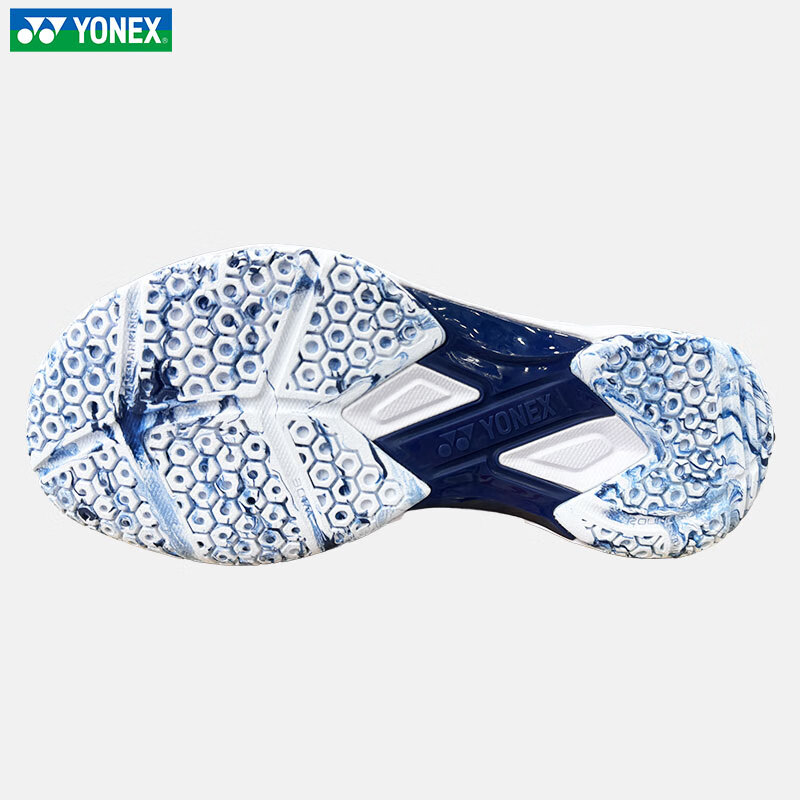 YONEX Badminton Shoes Spring Summer Professional Competition Training Cushioning Breathable Sports Shoes SHB520WCR White Blue Size 43 7